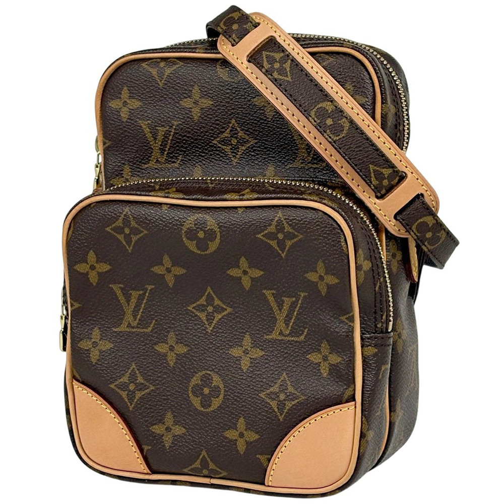 Louis Vuitton Amazon Crossbody Shoulder Bag Monogram Brown